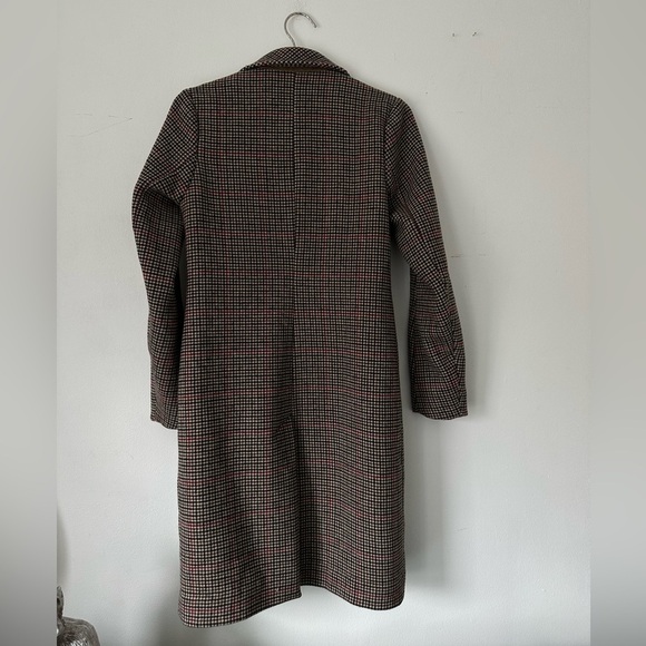 Abercrombie & Fitch Houndstooth Pea Coat - Picture 3 of 6